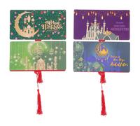 4 Pcs Buste Lettere Rosse Piccole Busta Di Soldi Fortunati Rossa