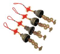 4 Pcs Campanello Cinese Campanella Vento Da Appendere Balcony Wind Chimes