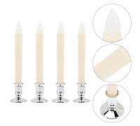 4 Pcs Candela Di Simulazione Mancare Candele Natalizie Candelabri Senza Fiamma