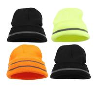4 Pcs Cappello Cuffia Cappellini Per Uomini Berretto Da Donna Maglia Spessa