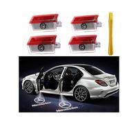 4 Pcs Car Door Light Logo Led Car Light Logo 3d Ghost Courtesy Projector for A B C E M G Amg Gl Gla Glc Gle Gls Class W166 W176 Yalo