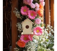 4 Pcs Casa Per Uccellini Da Esterno Casetta Giardino Casette Gli