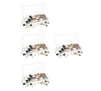4 PCS Cassetta Contenitore Portaoggetti Del Vano Scatole Coperchio