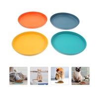4 Pcs Cat Bowl Food Dish Ciotola Per L'acqua Del Gatto Gatti Kitten