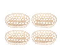 4 Pcs Cestini Porta Oggetti Vassoio Portaoggetti Servire Per Snack