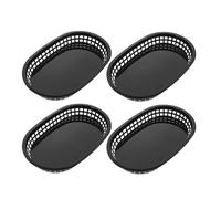 4 Pcs Cestino Porta Pane Da Pranzo Di Plastica Conservazione Degli Alimenti