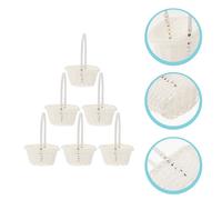 4 Pcs Cestino Portaoggetti Intrecciato Cesto Di Fiori Per La Fioraia