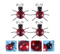 4 Pcs Charm Coccinella Pendente Da Parete Decorazione Di Insetti