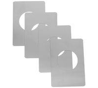 4 Pcs Chiavistello Del Cancello Piastra Di Riscontro Della Porta