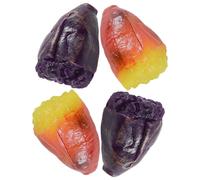 4 Pcs Cibo Artificiale Mini Giocattoli Alimentari Arredamento Vegetale