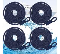 4 PCS Cima per Ormeggio, Bungee Dock Line, Corda Galleggiante per Barca 1,5 M X