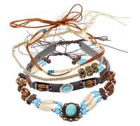 4 Pcs Cinturino Da Cowboy Fedora Accessorio Per Cappello Cappelli