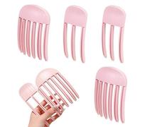 4 PCS Clip per Radice dei Capelli, Clip Del Volume Per Radici, clip Volume per L'attaccatura dei Capelli per Sollevamento Radici, per le Radici dei Capelli, per Uomini e Donne, Rosa