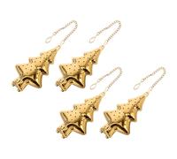 4 Pcs Colino Da Tè Forma Di Albero Filtro Riutilizzabile Maglia Fine