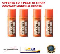 4 pcs Contact Cleaner Perfects 200 ml Spray Disossidante Oleoso Pulisci Contatti