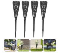4 Pcs Contenitore Per Fiori Da Cimitero Portafiori Tomba Vaso Cimiteriale
