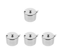 4 PCS Contenitore Zucchero Barattoli Cucchiai Coperchi Barattolo Di Cucchiaio