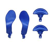 4 Pcs controller di gioco Back Paddles, Pulsanti posteriori in metallo per controller wireless Edge, Pulsante di blocco del grilletto posteriore del controller (Blu)