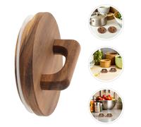 4 Pcs Coperchio Con Manico Tondo in Legno Di Barattolo Sigillare Dei Barattoli