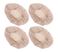 4 Pcs Copertura Ovale Cestino Del Pane Rivestimento Fodera Banneton