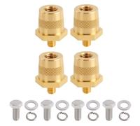 4 PCS Coppia di Adattatori Per Poli Della Batteria, Morsetti Batteria Auto, Terminale Batteria M8, Morsetto Batteria Auto Universale, Attacco Batteria Auto per Auto, Moto, Barca, Camper