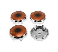 4 Pcs Copricerchi Centro Ruota Coprimozzi 2.42" 2.60" 6 Clip Tonargento