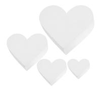 4 Pcs Corso Di Decorazione Torte Stampo in Schiuma Per Torta Forma Cuore Dummy