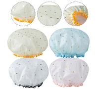 4 Pcs Cuffia Da Doccia Riutilizzabile Cappello Lavaggio Compatto Donne Capo