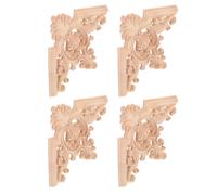 4 Pcs Decalcomania Intaglio Del Legno Arredamento Di Mobili Per La Casa