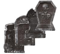 4 Pcs Decorazione Del Cranio Decorazioni Di Halloween Schiuma Lapide