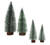 4 Pcs Decorazione Della Scrivania Per Natalizia Albero Da Il Desktop Le Vacanze