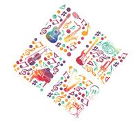 4 Pcs Decorazioni Musica Adesivi Note Musicali Per Muro Murali Creativi