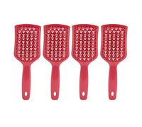 4 Pcs Detangling Vent Brush, Professional Paddle Vent Hair Brush for Fast Blow Drying, Wet or Dry Hair Styling with Scalp Massage, Ideal for Thick and Thin Hair
