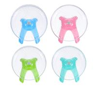 4 Pcs Disco Volante Per Criceti Giocattolo Con Ruota Del Criceto Ruote Esercizi