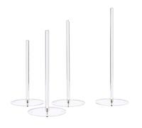 4 PCS Espositore Donuts Bancarella Di Ciambelle Per Feste Trasparente