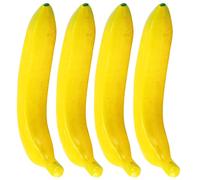 4 Pcs Fake Fruit Display for Kitchen and Party Decoration Banana Finta Banane