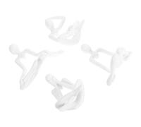 4 Pcs Figurina Scultura Arredamento Astratto Statua Del Pensatore