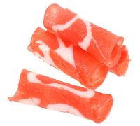 4 Pcs Finto Involtino Di Carne Realistico Oggetti Scena Alimentari