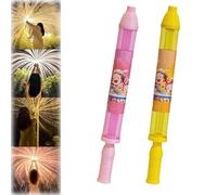 4 PCS Firework Water Gun, Fireworks Style Water Spray Toys, Romantic Fireworks Style Waters Spray Toy for Couples, Waters Firework Sprinkler for Party (2Pcs A)