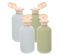 4 Pcs Flaconi Di Shampoo Riutilizzabili Bottiglia Lozione Ricaricabile