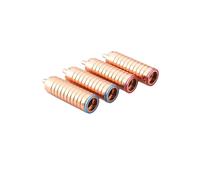4/Pcs for Red Copper Plated for RCA Interconnect Plug Audio Cable Plug Solder for RCA Connector HIFI