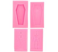 4 Pcs Forme in Silicone Per Resina Stampi Candele Stampo Fai -da -te