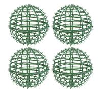 4 Pcs Gabbia Porta-fiori Di Supporto Per Palline D'erba Portafiori