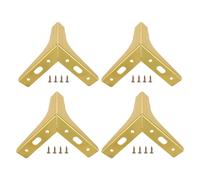 4 Pcs Gambe Per Mobili in Metallo Tre Punte Del Letto Gamba Tavolo