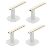 4 Pcs Ganci Adesivi Tende Attaccaglie Adesive in plastica Gancio Per