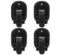 4 Pcs Ganci Per Aste Tende Portacanne Da Parete Supporti Bastoni Staffa Palo