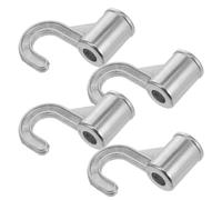 4 Pcs Ganci Per Grucce Appendere Gancio in Lega Di Zinco Della Porta