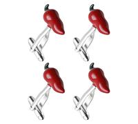 4 Pcs Gemelli Camicia Copri Bottoni Clip Di Copertura Dei Pulsanti Della