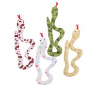 4 Pcs Giocattoli Per Gatti Serpente Giocattolo Interattivo Serpenti Finti