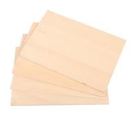 4 Pcs Grezzi Di Legno Per Intaglio Cucchiai Fogli Tavola Pannello